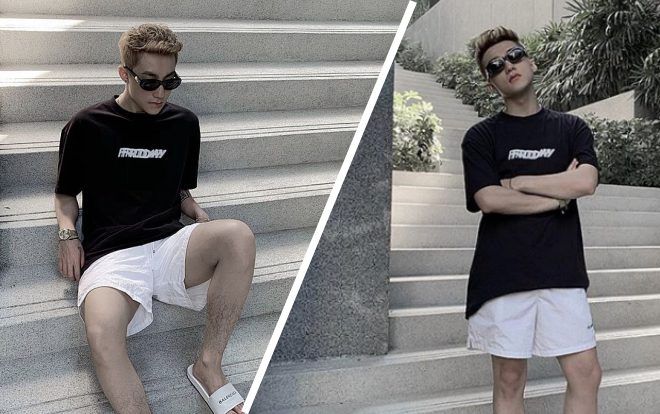 Có ai như Sơn Tùng M-TP, chỉ với combo quần đùi - áo phông - dép lê cũng dễ dàng làm các fan 'gục ngã'