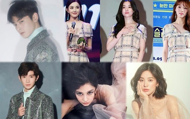 Loạt sao Hàn và Hoa ngữ đụng hàng trang phục, ai có phong cách thần thái xuất thần hơn?