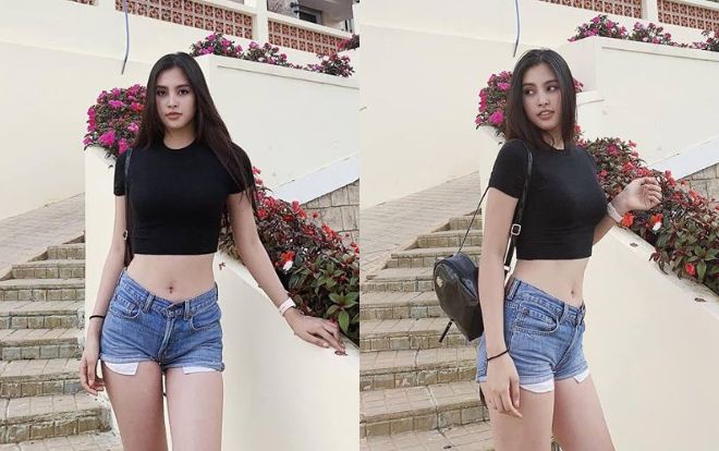 Tiểu Vy diện crop-top khoe vòng eo gợi cảm 'vô đối', Vbiz này ít ai qua được!