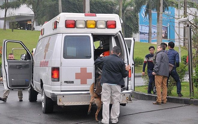 An ninh được thắt chặt ở mức cao nhất khi Tổng thống Donald Trump có mặt ở khách sạn Marriott vào đêm qua