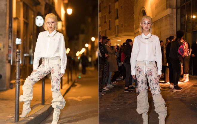 Mix quần hoa với boots 'lùng nhùng', Quỳnh Anh Shyn chiếm trọn spotlight tại Paris Fashion Week 2019
