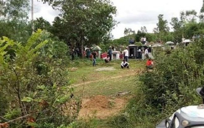 Tá hỏa phát hiện người phụ nữ chết bất thường trong nghĩa địa