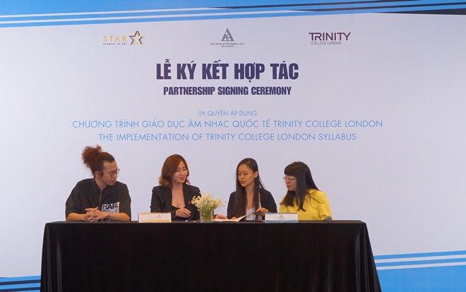 Star Academy of Art áp dụng chương trình giáo dục âm nhạc quốc tế Trinity College London vào chương trình giảng dạy
