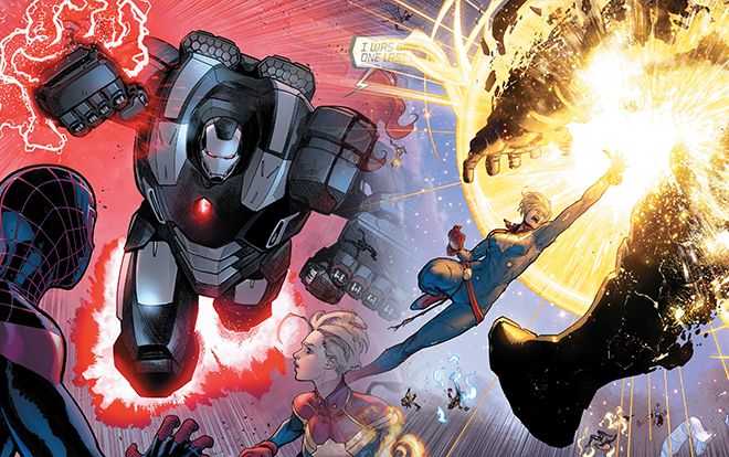 Marvel Buster - Bộ giáp Iron Man dùng để khắc chế Captain Marvel