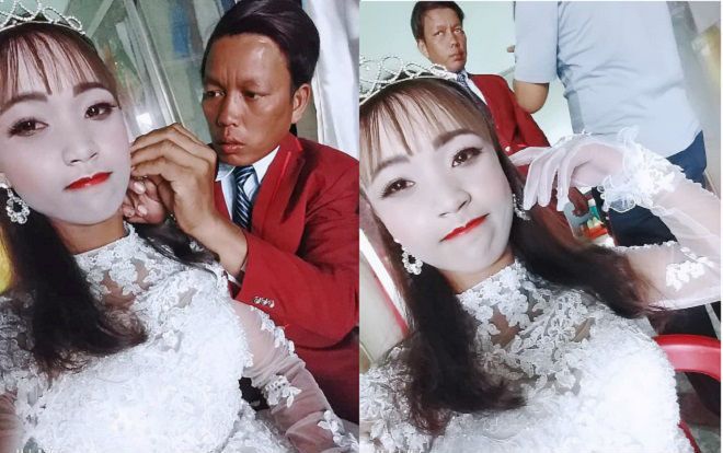 Háo hức vì được trang điểm trong ngày trọng đại, cô dâu khiến nhiều người phát hoảng khi nhìn thấy thành quả