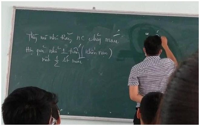 Vừa nhổ răng đã phải đi dạy, lời nhắn siêu đáng yêu của thầy giáo khiến dân mạng phát sốt