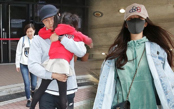 Dương Mịch vừa rời Hong Kong quay về Bắc Kinh, Lưu Khải Uy liền đến trường đón Tiểu Gạo Nếp để chứng tỏ là người cha tốt?