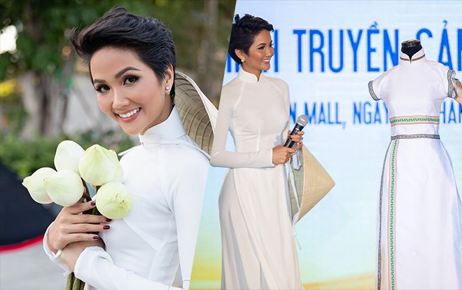 H'Hen Niê sẽ không còn diện chiếc áo dài trắng thổ cẩm từng mang đến Miss Universe vì lý do này!