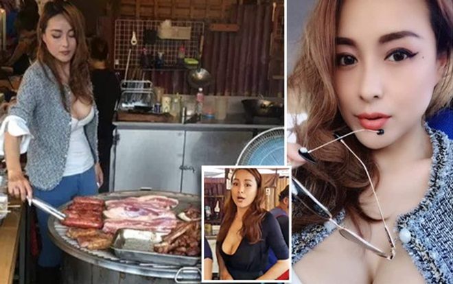 Cô nàng bán đồ nướng 'nóng bỏng nhất' Đài Loan khiến dân tình 'phát sốt'