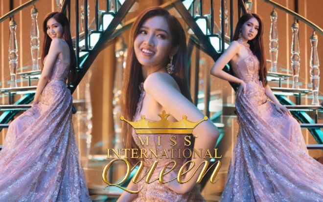 '30 chưa phải là Tết!' - Đây mới là trang phục dạ hội của Nhật Hà tại Chung kết Miss International Queen 2019