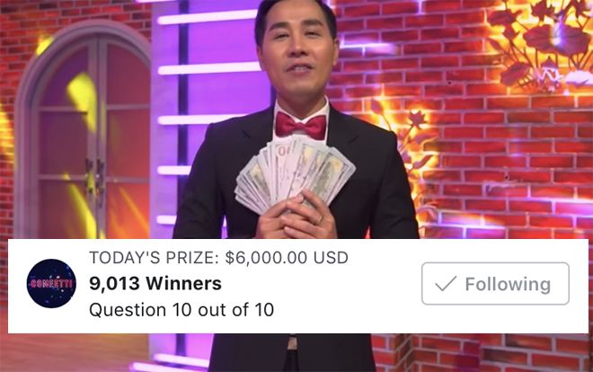 Confetti Vietnam lại vừa lập được kỉ lục mới, 'phát tiền thưởng' cho hơn 9 nghìn người trong một buổi tối