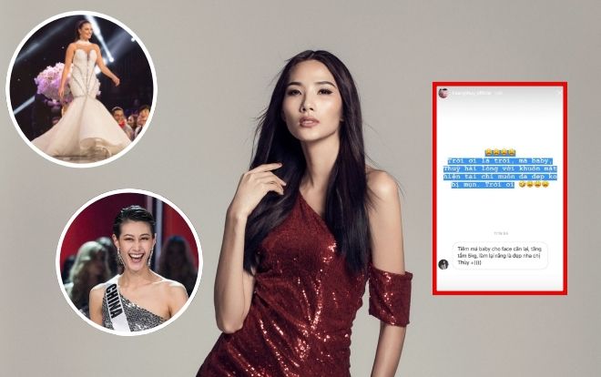 Á hậu Hoàng Thuỳ đáp trả 'cực ý nhị' trước nghi vấn tiêm mặt làm 'má baby'