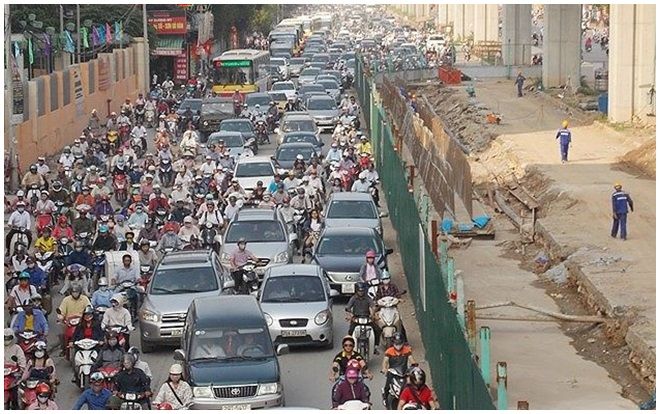 Hà Nội thí điểm cấm xe máy trên đường Nguyễn Trãi, Lê Văn Lương