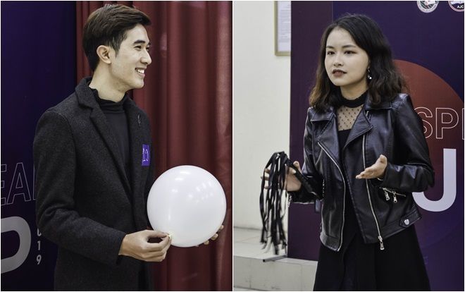 Sinh viên trường Báo khiến nhiều người 'hú hồn' khi trổ tài làm MC thuyết trình về bóng cười và đồ chơi tình dục