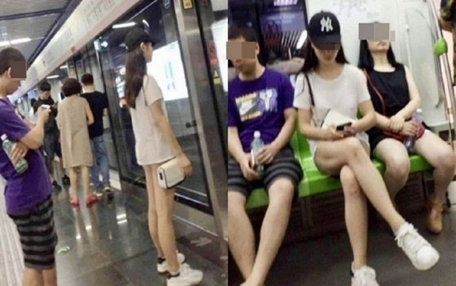 Cô gái khiến người đối diện đỏ mặt không dám nhìn vì cách ăn mặc kỳ quặc này