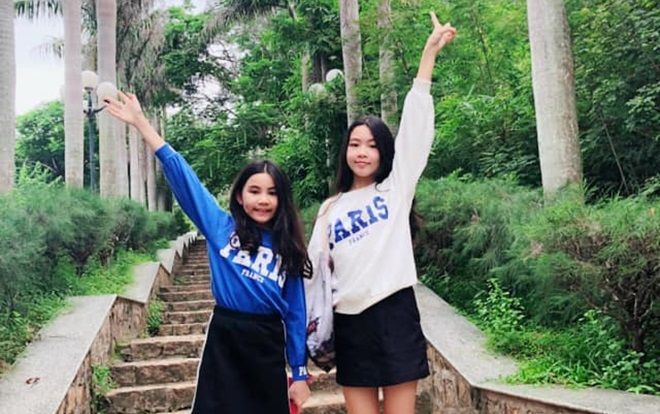 Nối nghiệp bố, hai con gái của MC Quyền Linh gây bất ngờ với tài dẫn chương trình