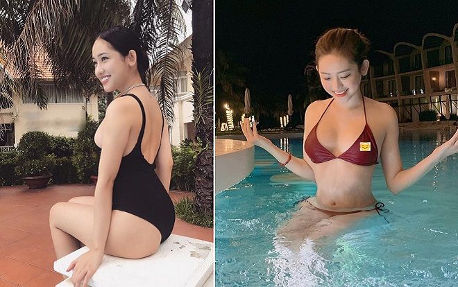 Hậu giảm cân, Thúy Vi tích cực đăng ảnh khoe thân hình nóng bỏng với bikini