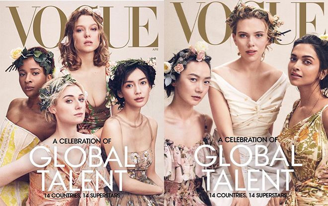 Angelababy là nữ diễn viên Trung Quốc đầu tiên xuất hiện trên ảnh bìa Vogue US, đọ sắc với Scarlett Johansson