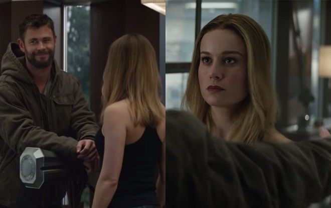 Fan MCU tích cực 'đẩy thuyền' Thor và Captain Marvel sau trailer 'Avengers: Endgame'