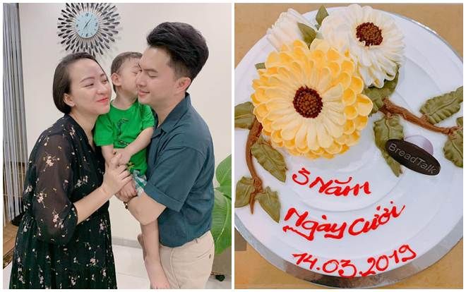 Kỉ niệm 3 năm đám cưới, vợ Nam Cường lộ bụng bầu 6 tháng