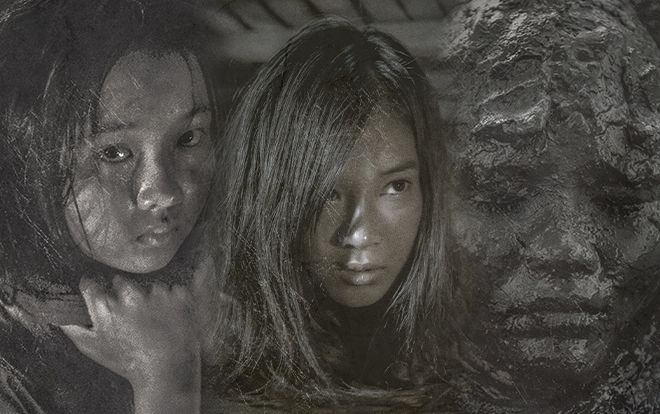 Hoàng Yến Chibi, Thanh Tú và Thanh Mỹ đầy ám ảnh trên những trang báo của loạt poster phim 'Thiên Linh Cái'