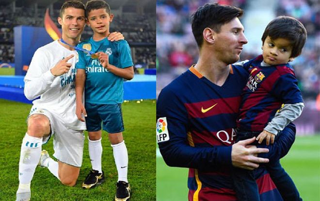 Xem màn trình diễn đẳng cấp của con trai Ronaldo: Chờ cuộc so tài với con trai Messi