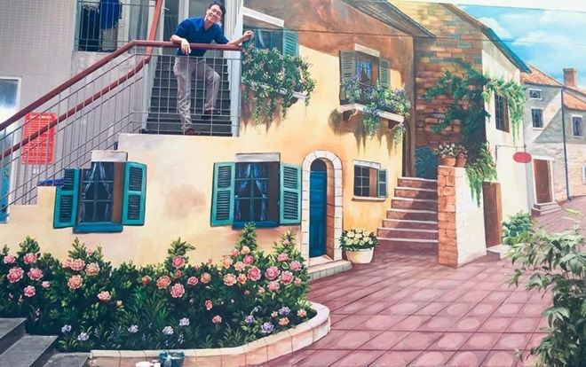 Thầy giáo biến những bức tường trường học vô giác thành điểm check-in tuyệt vời