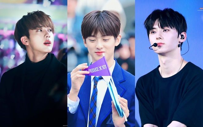 Phát cuồng vì 'nam thần' của PRODUCE X 101 xinh trai như Hwang Min Hyun (WANNA ONE) và Jin (BTS)