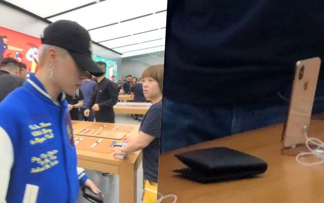 Fan 'phát cuồng' khi bắt gặp Jimin (BTS) đang 'tung tăng' đi mua sắm để quên cả ví tiền ở Hong Kong