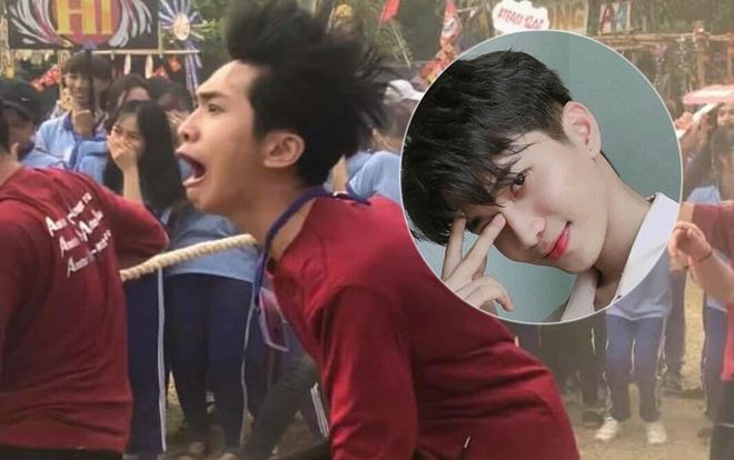 Quá đẹp trai: Chàng cổ động viên đắc lực với biểu cảm 'chu mỏ' khó đỡ khiến cư dân mạng truy lùng info