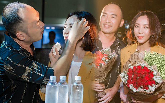 Trước thềm công chiếu 'Chị Mười Ba', Thu Trang hội ngộ anh em xã đoàn tại fanmeeting