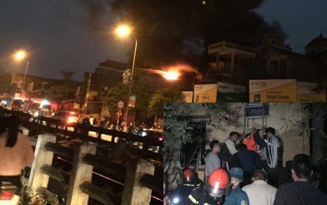 Cháy lớn cửa hàng bán giày dép ở Hà Nội, cụ ông 72 tuổi tử vong