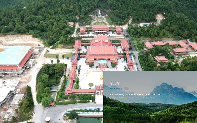 Website chùa Ba Vàng bị dừng hoạt động do những vi phạm trong hoạt động thông tin