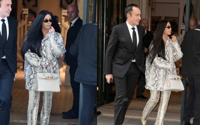 Nữ hoàng thị phi Kim Kardashian hóa 'rắn chúa' kín mít mặc kệ lệnh tẩy chay từ PETA