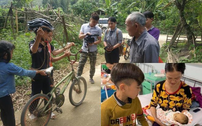 Chiếc xe đạp của cậu bé vượt hơn 100km thăm em được hỏi mua với giá 13 triệu đồng đã được gia đình tặng cho người khác