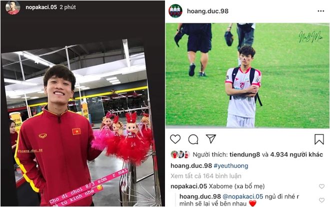 Xuất hiện cặp đôi cầu thủ mới nổi đang được dân mạng đẩy thuyền không kém gì Trọng Ỉn - Tiến Dũng