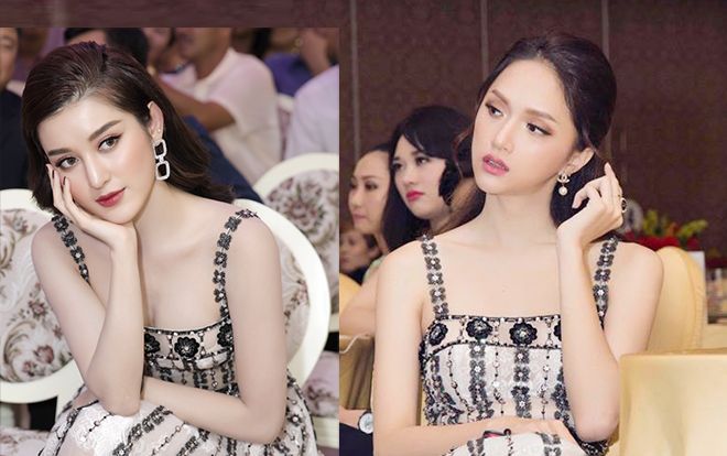 Đụng hàng nhưng Huyền My đành 'bại trận' trước kĩ nghệ của Hoa hậu chuyển giới Hương Giang
