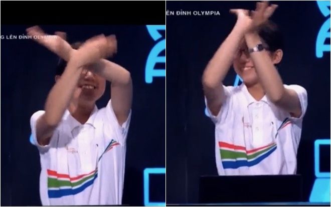 Lại xuất hiện màn 'múa quạt Khá Bảnh' của thí sinh Đường lên đỉnh Olympia gây tranh cãi