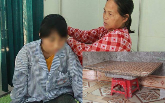 Xót xa chiếc bàn học 'tự chế' kê từ gạch của nữ sinh lớp 9 bị bạn học lột quần áo, đánh hội đồng ở Hưng Yên
