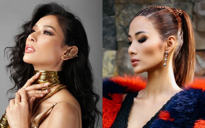 Giật mình cứ ngỡ Hoàng Thùy thi Hoa hậu Hoàn vũ Philippines 2019
