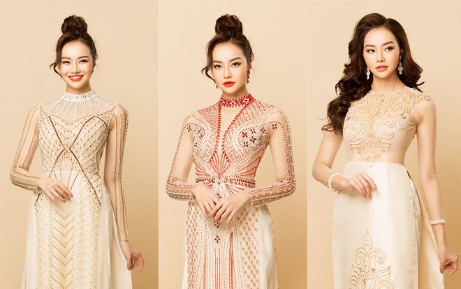 Chọn áo dài cưới xuyên thấu gợi cảm mà vẫn thật sang cho cô dâu đẹp như nữ thần