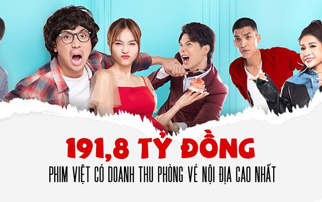 'Cua lại vợ bầu' trở thành phim Việt có doanh thu phòng vé nội địa cao nhất với 191,8 tỷ đồng sau 2 tháng