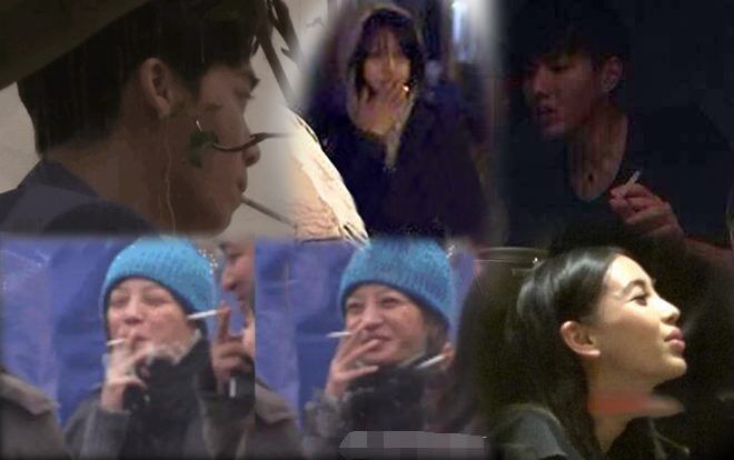 Loạt sao Hoa ngữ hạng A bị lên án gay gắt vì xả stress bằng… điếu thuốc lá!