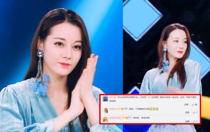 Chỉ là MC nhưng vẻ mặt khó ở của Địch Lệ Nhiệt Ba khiến người xem khó hiểu
