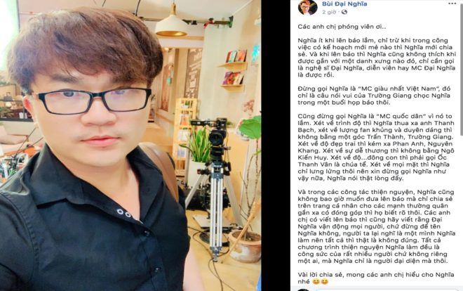 MC Đại Nghĩa: 'Đừng gọi tôi là MC giàu nhất Việt Nam!'