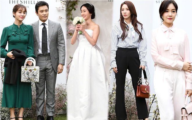 Vợ chồng Lee Min Jung - Lee Byung Hyun cùng Sandara Park (2NE1) đổ bộ đám cưới Lee Jung Hyun