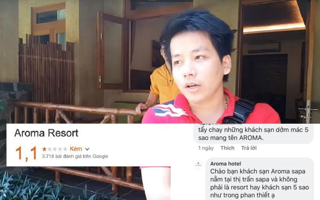 Hàng loạt resort trong nước và quốc tế bỗng dưng bị 'ăn' 1 sao sau vụ tố lừa đảo của Khoa Pug chỉ vì… na ná tên