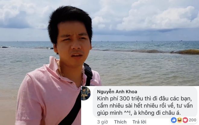 Quá mệt mỏi, Khoa Pug quyết cầm 300 triệu đi xả stress nên mong cư dân mạng chỉ điểm đến để tiêu hết số tiền này