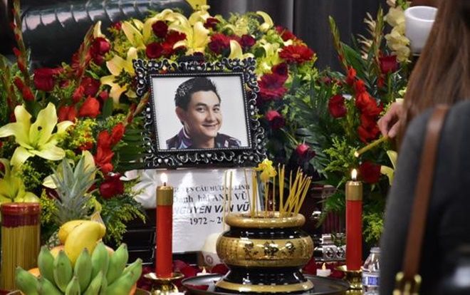 Thi thể Anh Vũ đã về Việt Nam, đang được di quan tới chùa Ấn Quang