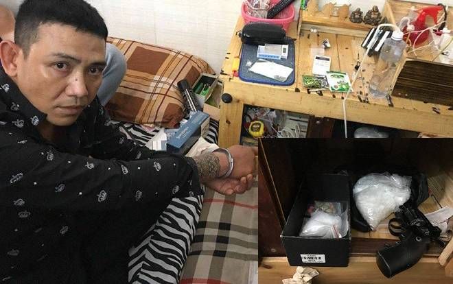 Người đàn ông sử dụng súng để mua bán ma túy ở Sài Gòn